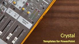  Presentation with controls - Beautiful PPT layouts featuring view with space for text backdrop and a tawny brown colored foreground