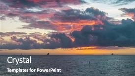  Presentation with spectacular - Slide deck enhanced with southernmost point in key background and a dark gray colored foreground