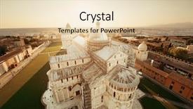  Presentation with wide - PPT layouts enhanced with viewed from top of pisa background and a lemonade colored foreground