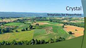  Presentation with nouvelle aquitaine - Presentation theme having viewpoint of landscape the dordogne background and a light blue colored foreground