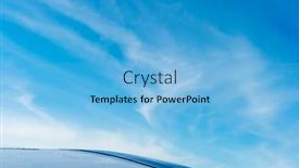  Presentation with general aviation - Beautiful PPT theme featuring views-of-a-general-aviation backdrop and a light blue colored foreground