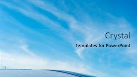  Presentation with general aviation - Slide set with views-of-a-general-aviation background and a light blue colored foreground