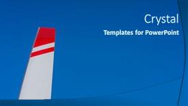  Presentation with general aviation - Beautiful PPT theme featuring views-of-a-general-aviation backdrop and a dark gray colored foreground