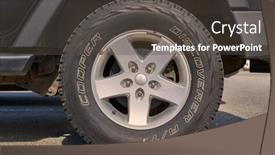  Presentation with vehicle rental - Amazing presentation having vik-iceland-circa-2018-wheel backdrop and a dark gray colored foreground