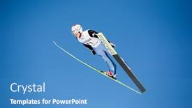  Presentation with winner cup - Colorful theme enhanced with vikersund-norway-march-15-second backdrop and a teal colored foreground