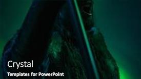  Presentation with aurora borealis - Slide deck consisting of viking-warrior-against-aurora-borealis background and a black colored foreground