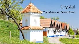  Presentation with torture - Cool new theme with rural village - wine cellars with god's torture backdrop and a  colored foreground