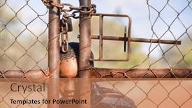  Presentation with village - PPT theme consisting of village-african-child-standing background and a coral colored foreground