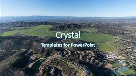  Presentation with hidden - PPT theme having village malibu and thousand oak background and a ocean colored foreground