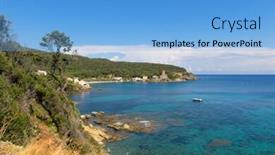  Presentation with mangrove avicenia marina - Slide deck enhanced with village-meria-a-marina background and a light blue colored foreground