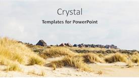  Presentation with german - Beautiful presentation design featuring village-of-wittd-n backdrop and a white colored foreground