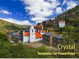Village Piodao Portugal Architecture Background PPT template 9 ...
