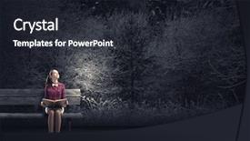  Presentation with lady - PPT layouts with village student - young beautiful lady sitting background and a wine colored foreground