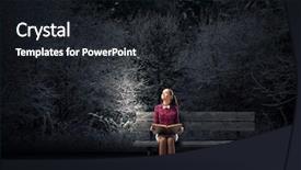  Presentation with hearing clinicyoung lady - Slides with village student - young beautiful lady sitting background and a  colored foreground