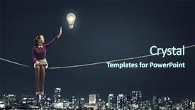  Presentation with rope - Audience pleasing presentation theme consisting of village student - young beautiful lady sitting backdrop and a  colored foreground