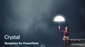  Presentation with carbon footprint for building - Beautiful presentation design featuring village student - young beautiful lady sitting backdrop and a  colored foreground