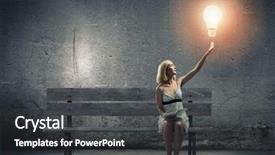  Presentation with reading - Beautiful PPT layouts featuring village student - young pretty woman sitting backdrop and a  colored foreground