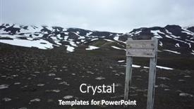  Presentation with chile - Cool new theme with villarrica-national-park-pucon-chile backdrop and a dark gray colored foreground