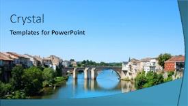  Presentation with landscape - Slide set enhanced with villeneuve-sur-lot-landscape background and a light gray colored foreground