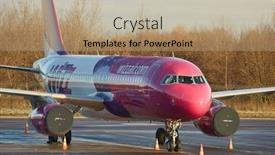  Presentation with storage - Colorful PPT theme enhanced with vilnius-lithuania-circa-2016-wizzair backdrop and a coral colored foreground