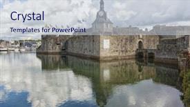  Presentation with walled city lahore - Colorful slides enhanced with vilyl - clock tower and entrance backdrop and a  colored foreground