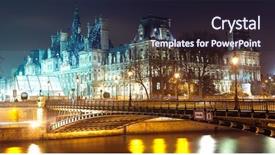  Presentation with paris france - Audience pleasing PPT layouts consisting of vilyl - france - paris hotel de backdrop and a wine colored foreground