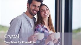  Presentation with jesus the bright morning star - Amazing PPT theme having vilyl - relaxet young couple drink first backdrop and a gray colored foreground