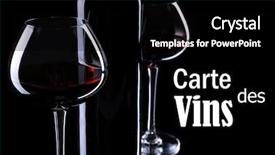  Presentation with wine - Slide set enhanced with vin - wineglasses with red wine background and a black colored foreground