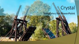  Presentation with starry night of vincent van gogh - Amazing slide deck having vincent van gogh bridge near backdrop and a arctic colored foreground