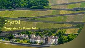 Presentation with vineyards - Audience pleasing PPT layouts consisting of vineyards-at-rhine-valley-rhine backdrop and a tawny brown colored foreground