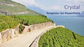  Presentation with vineyards - Cool new presentation with vineyards-in-lavaux-against-geneva backdrop and a lemonade colored foreground