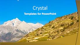  Presentation with vineyards - Cool new slides with vineyards-in-sion-region-canton backdrop and a gray colored foreground