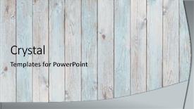  Presentation with wood planks - Presentation theme with vintage - pale blue wood planks texture background and a light gray colored foreground