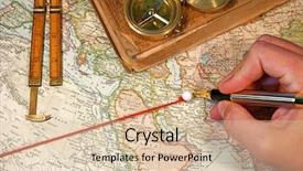  Presentation with map vintage - Presentation consisting of vintage 1907 copyright - expired map background and a lemonade colored foreground