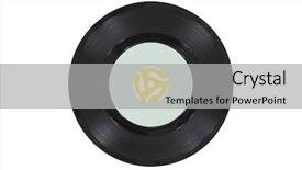  Presentation with vinyl record - Cool new presentation theme with cardiopulmonary resuscitation - cpr infant cpr backdrop and a gray colored foreground.