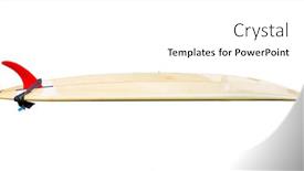  Presentation with 80s - Audience pleasing PPT theme consisting of vintage-80s-surfboard-isolated backdrop and a white colored foreground