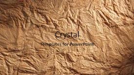  Presentation with aged paper - Presentation theme featuring vintage aged old paper original background and a coral colored foreground