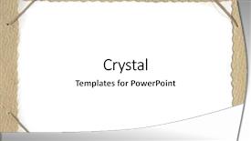  Presentation with photo album page - Slide deck consisting of vintage album page background and a white colored foreground