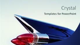  Presentation with americana - Theme with vintage-americana-classic-retro-50 background and a sky blue colored foreground