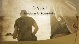  Presentation with vintage art - Theme with vintage art - grunge rock background and a soft green colored foreground