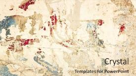  Presentation with posters - Audience pleasing presentation design consisting of vintage art - old posters grunge textures backdrop and a lemonade colored foreground