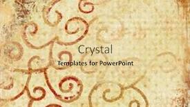  Presentation with patterns - Presentation theme featuring vintage background with hand-drawing patterns background and a blonde colored foreground