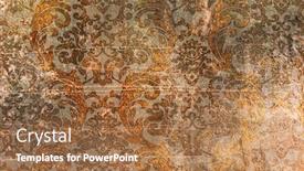  Presentation with renaissance - Colorful PPT layouts enhanced with vintage background with light renaissance backdrop and a coral colored foreground