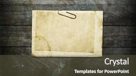  Presentation with vintage paper - Audience pleasing presentation design consisting of vintage background with old paper backdrop and a tawny brown colored foreground