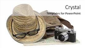  Presentation with bag - Audience pleasing slide deck consisting of vintage bag and old camera backdrop and a white colored foreground