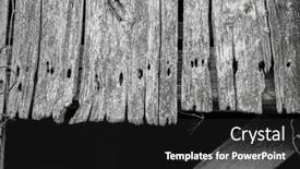  Presentation with barn wood - Presentation design consisting of vintage-barn-wood-background background and a dark gray colored foreground