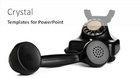  Presentation with taking the blood pressure in black women - Slide deck consisting of vintage-black-telephone-with-receiver background and a white colored foreground