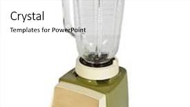  Presentation with late - Theme featuring blender from the late 1960 background and a white colored foreground