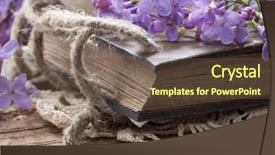  Presentation with vintage floral - Beautiful slide deck featuring apply application hiring job membership concept backdrop and a light gray colored foreground