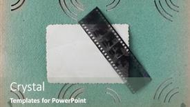  Presentation with free frames - Beautiful theme featuring vintage-book-or-photo-album backdrop and a gray colored foreground